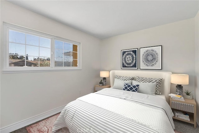 bedroom featuring carpet flooring