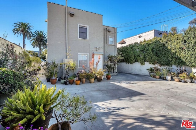 exterior space featuring a patio