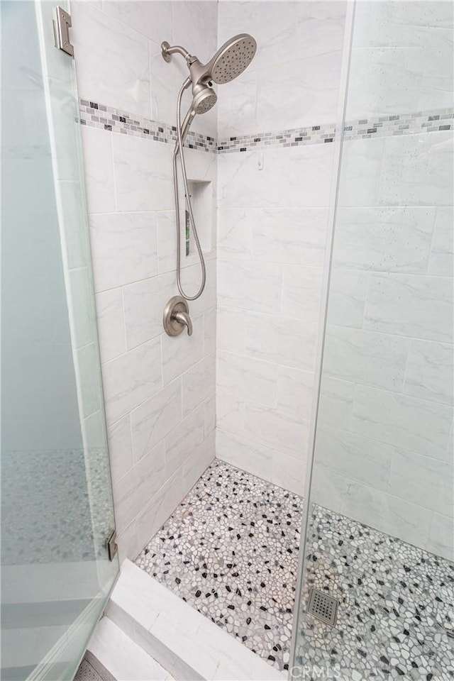 bathroom with walk in shower