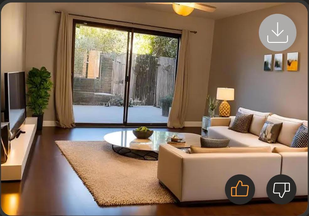 living room featuring dark hardwood / wood-style floors