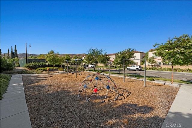 view of play area