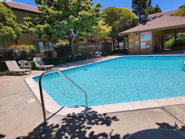 view of pool