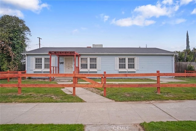 view of ranch-style house