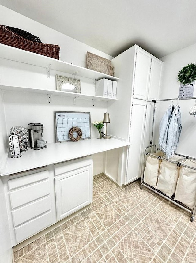 view of clothes washing area