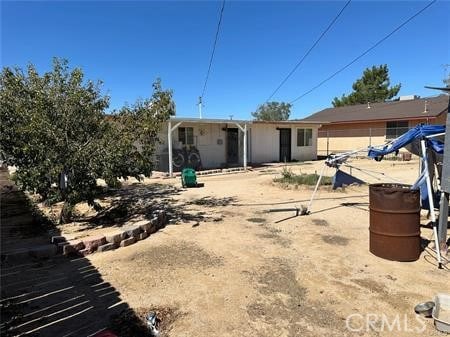 view of rear view of property