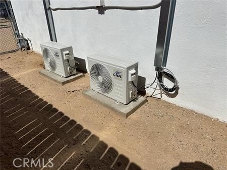 exterior details with ac unit