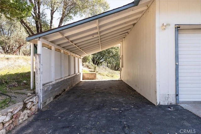 view of vehicle parking