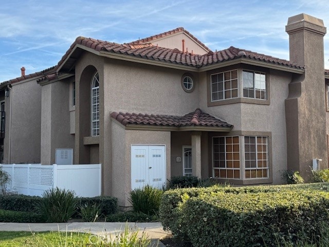 view of mediterranean / spanish house