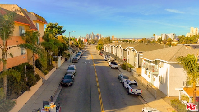 view of road