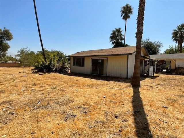 view of back of house