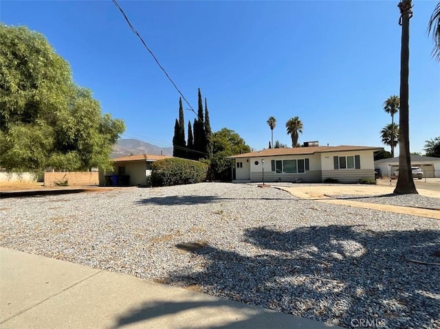 view of ranch-style home