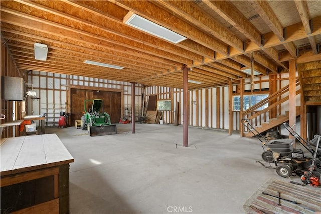 misc room featuring concrete flooring