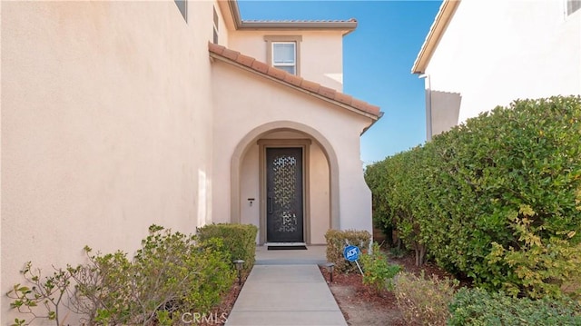 view of property entrance