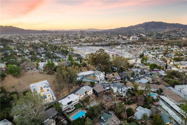 2456 Loy Ln, Los Angeles, CA 90041 - bird's eye view featuring a mountain view