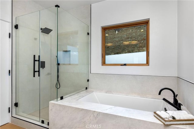 2456 Loy Ln, Los Angeles, CA 90041 - full bathroom featuring a stall shower and a bath