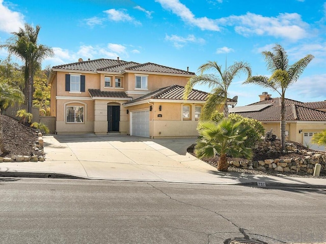 view of mediterranean / spanish house