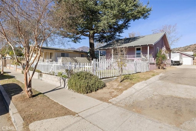 view of ranch-style home