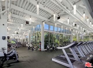 view of gym