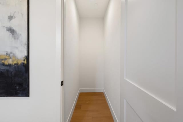 interior space featuring hardwood / wood-style flooring