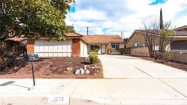 ranch-style house with a garage