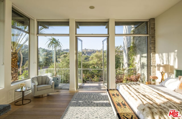 sunroom / solarium featuring a wealth of natural light