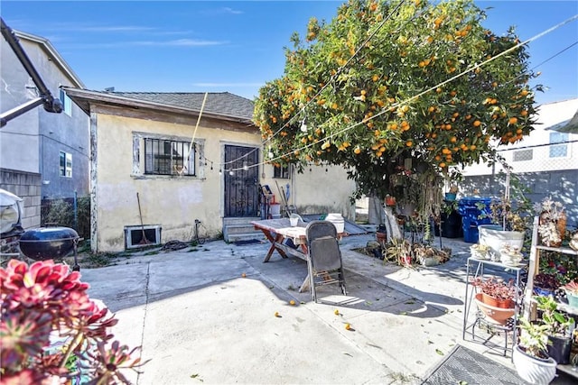 exterior space with a patio area