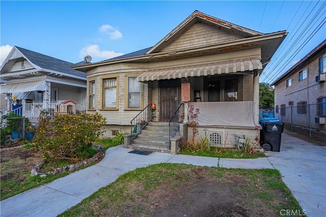 view of front of home