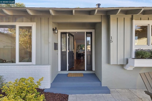 view of entrance to property