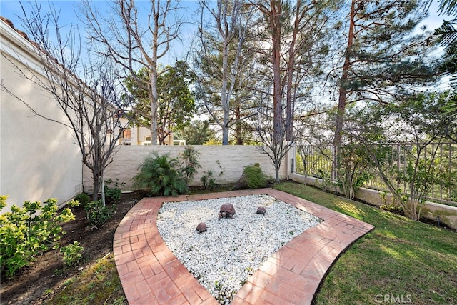 view of yard featuring a patio