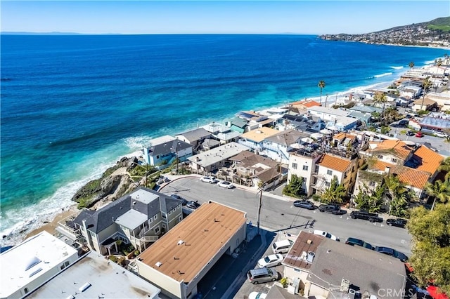 150 Cress St, Laguna Beach, CA 92651 - drone / aerial view with a water view and a residential view