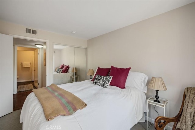 8300 Manitoba St Unit 222, Playa Del Rey, CA 90293 - carpeted bedroom featuring a closet