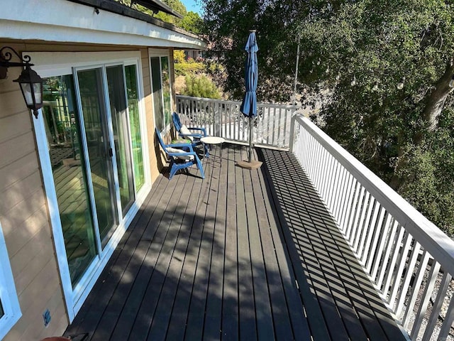 view of deck