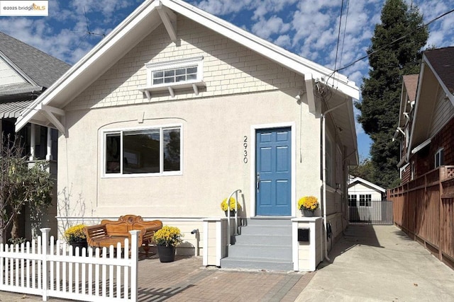 view of bungalow-style house