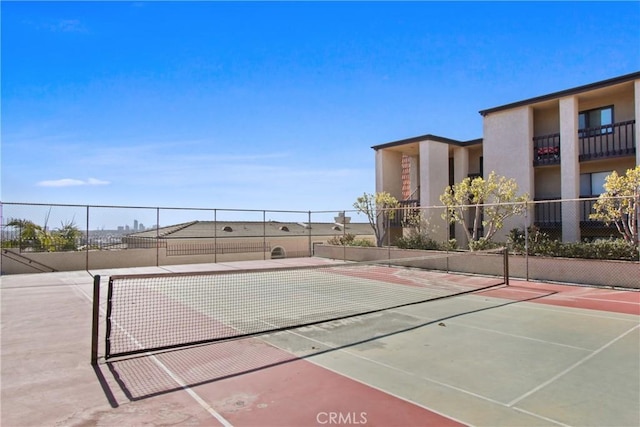 view of sport court