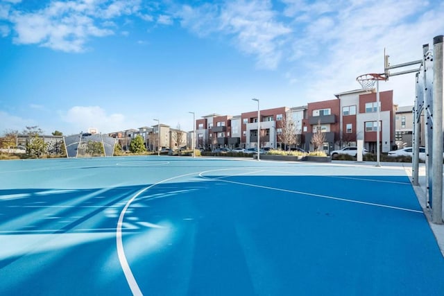 view of sport court