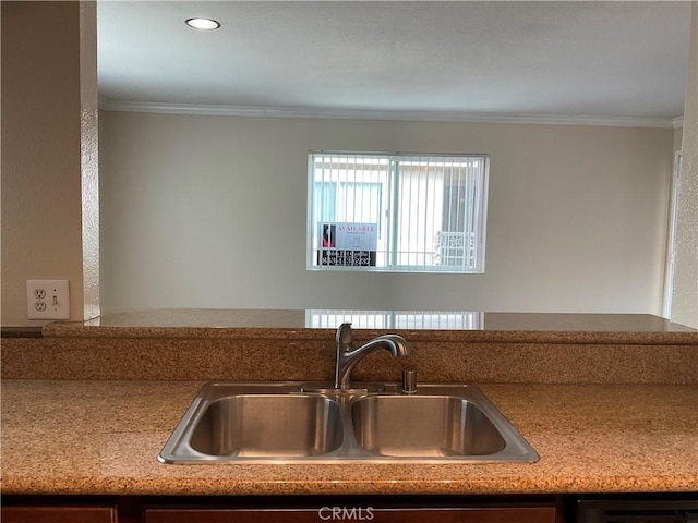 7405 Charmant Dr Unit 2320, San Diego, CA 92122 - kitchen with ornamental molding and dishwasher