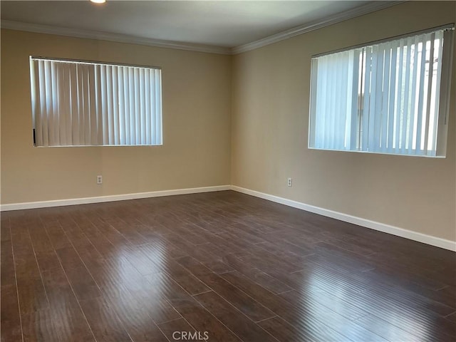 7405 Charmant Dr Unit 2320, San Diego, CA 92122 - spare room featuring healthy amount of natural light, dark wood finished floors, and crown molding