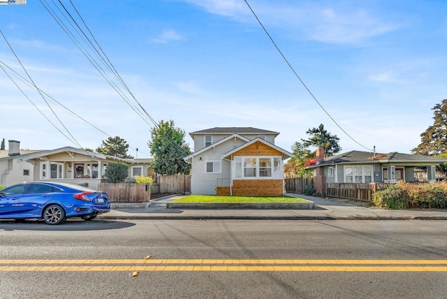 view of front of property