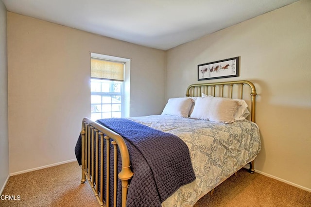 bedroom featuring carpet floors