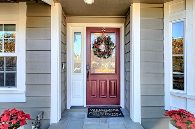 view of entrance to property