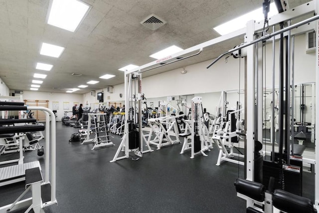 view of exercise room