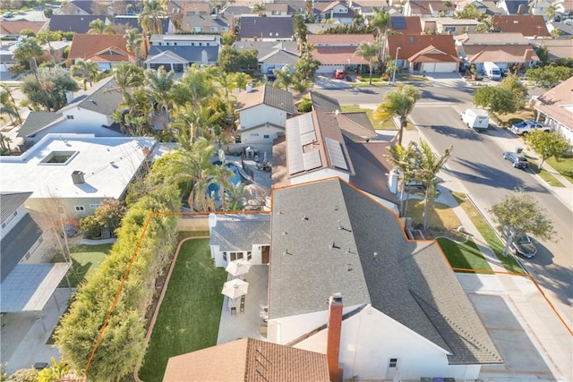 drone / aerial view featuring a residential view