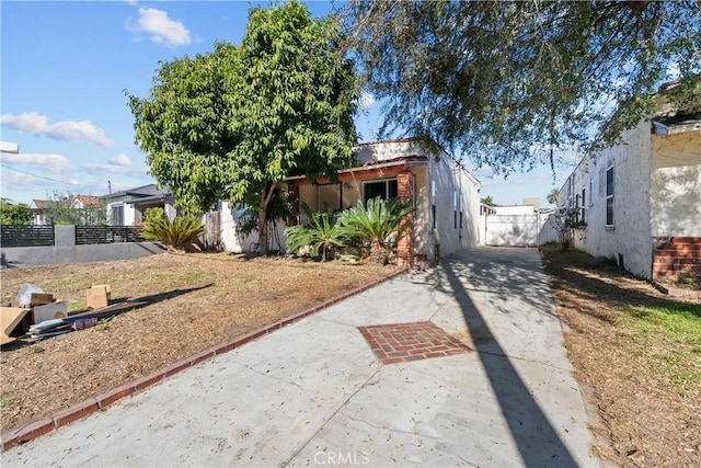 view of front of home