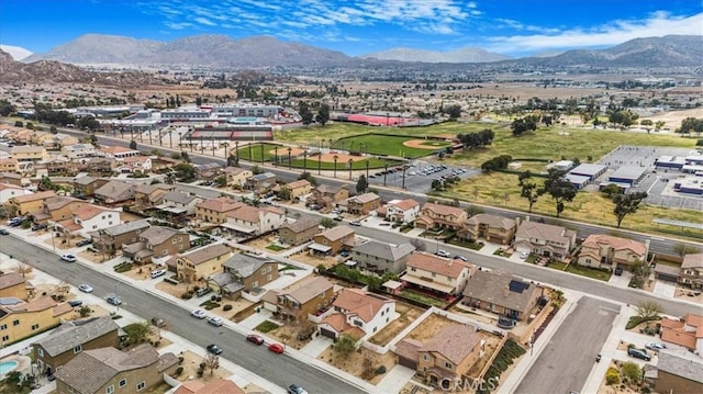 26605 Rose Bud Ln, Moreno Valley, CA 92555 - aerial view of residential area with a mountainous background