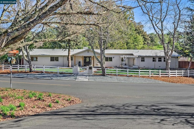 view of front of home