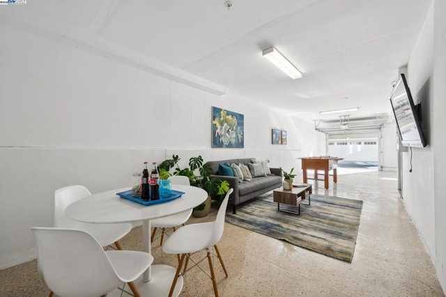 view of dining area