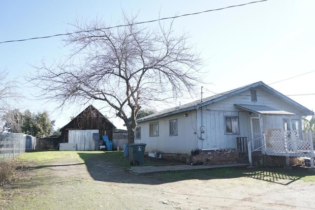 view of front of property