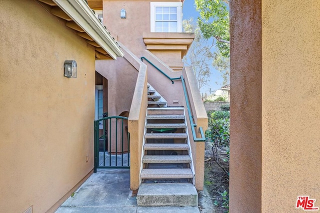 view of staircase