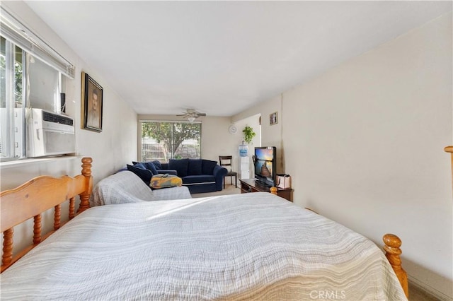 bedroom featuring cooling unit