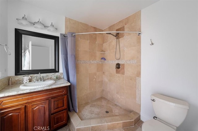 9455 Hierba Rd, Agua Dulce, CA 91390 - full bath with vanity and a tile shower